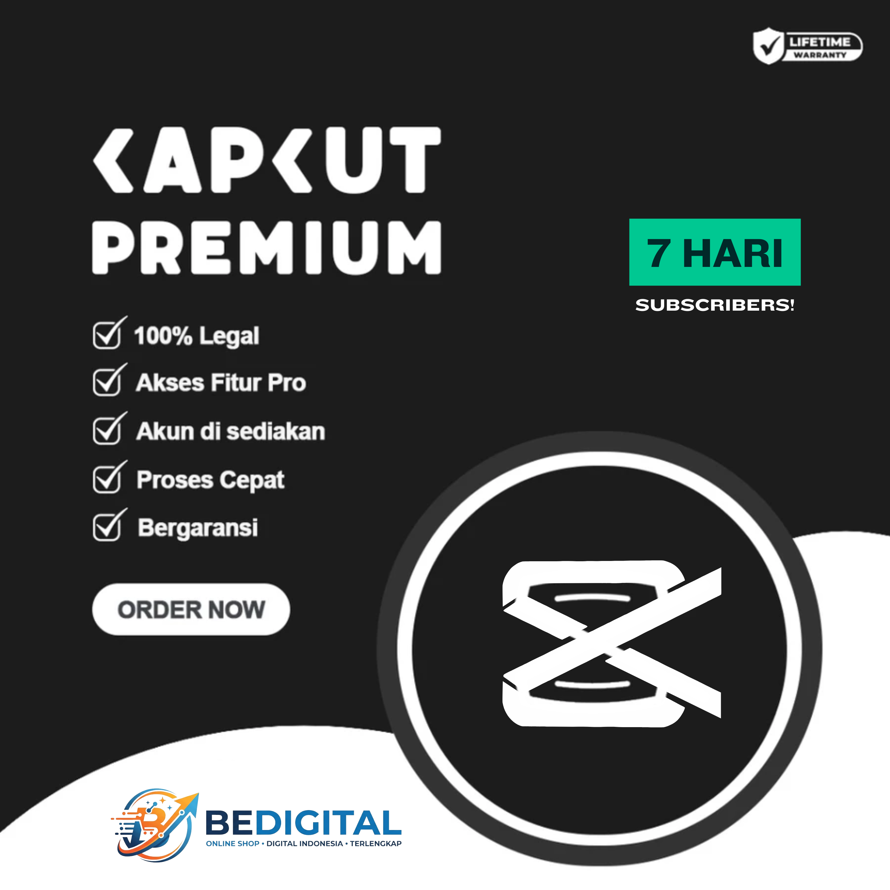 CapCut Pro 7 hari