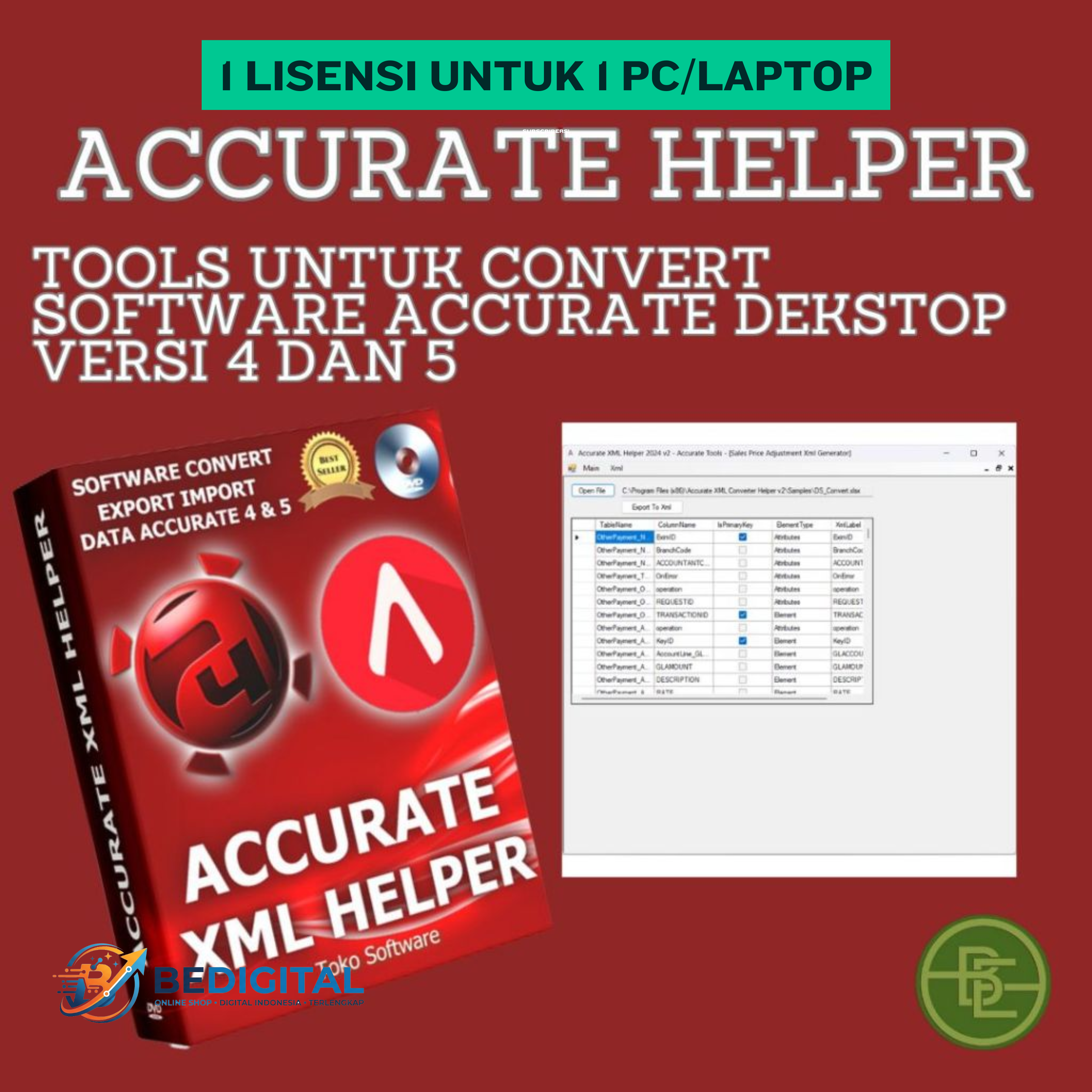 Accurate Helper 1 Lisensi