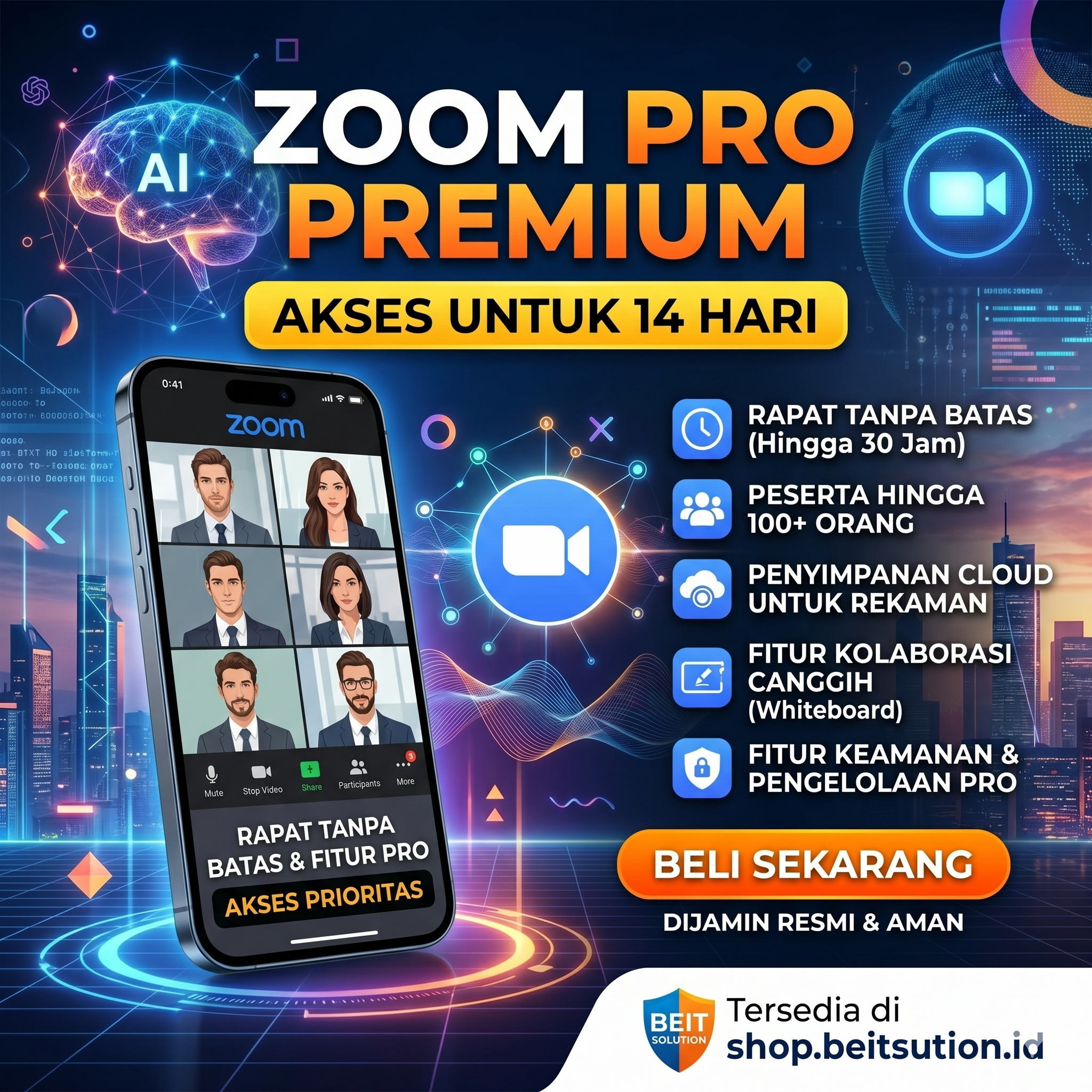 Zoom Meeting 14 hari
